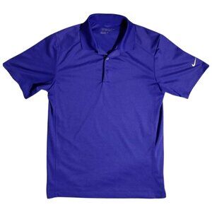 Nike Men Golf Polo Shirt Dri-Fit - Size M -  Purple